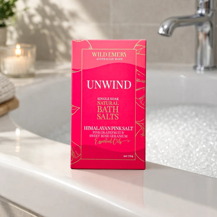 Unwind Single Soak Natural Bath Salts