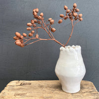 Handmade White Vase