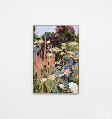 Wildflower Garden Spring Rectangle Canvas