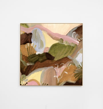 Wildflower Whimsy Summer Square Canvas