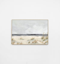 Windy Reeds | Framed Canvas Print
