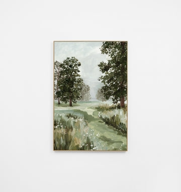 Eucalyptus Treetops Summer Rectangle Canvas