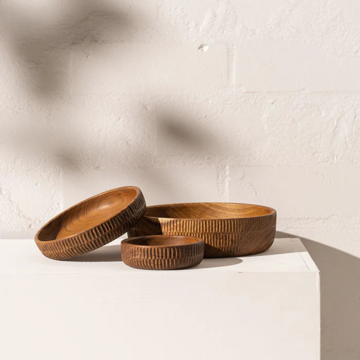 Zina Carved Edge Serving Dish