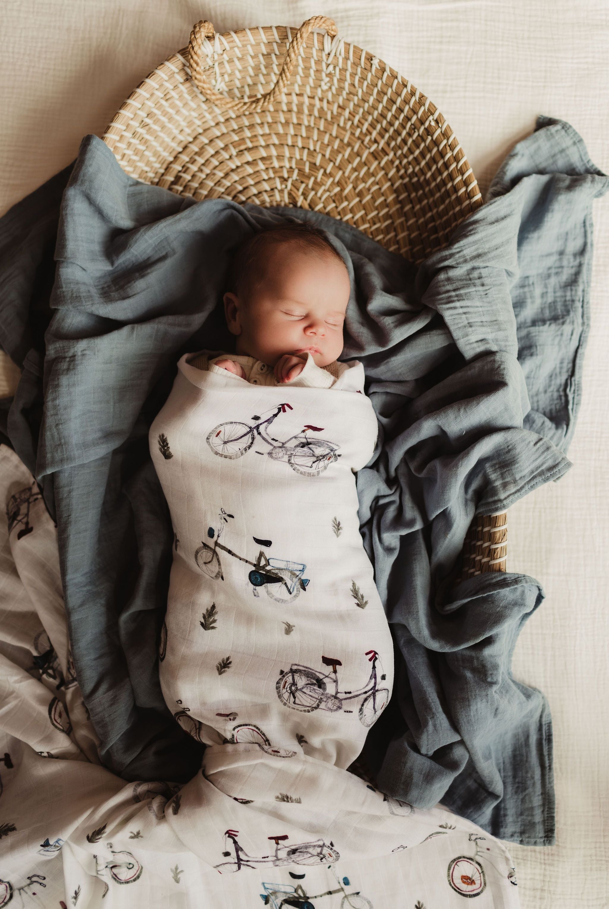 Ride On Swaddle | Cotton Muslin