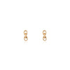 Chain Stud Earring | Rose Gold