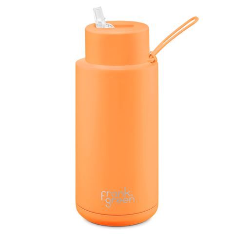 Neon Ceramic Reusable Straw Lid | 34oz 1000ml