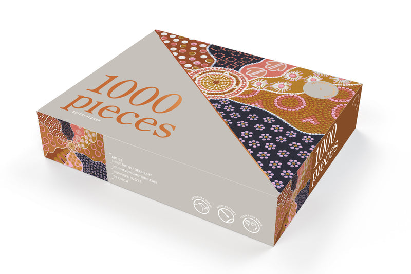 Desert Flower 1000 Piece Puzzle | Heidi Smith