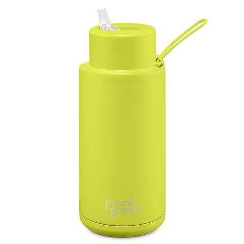 Neon Ceramic Reusable Straw Lid | 34oz 1000ml