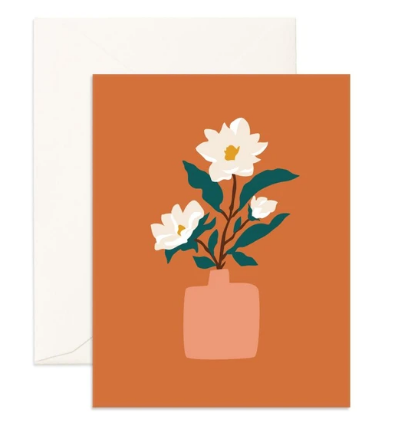 Muse Magnolias Greeting Card