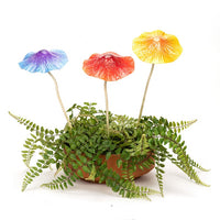 Metal Garden Mushrooms