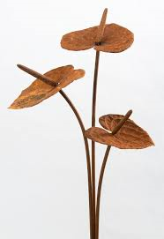 Anthurium Rust Stake - Whatever Mudgee Gifts & Homewares