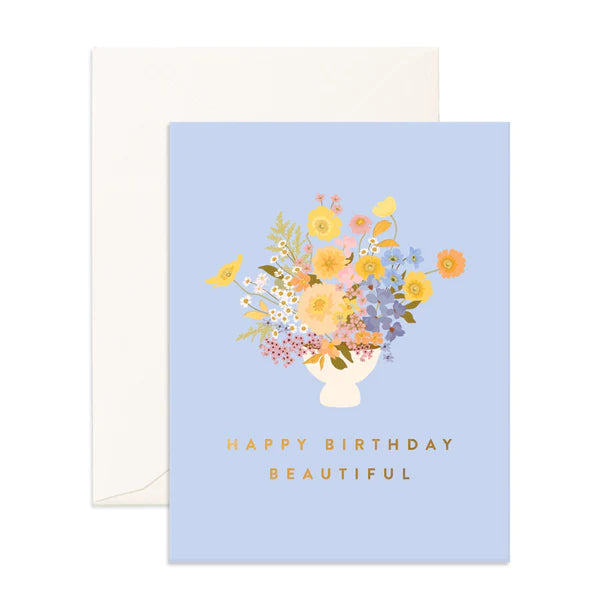 Birthday Beautiful Bouquet Greeting Card