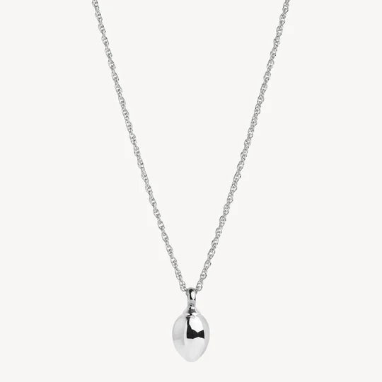 Dew Drop Silver Necklace