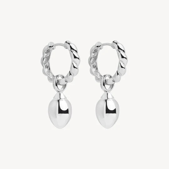 Dew Drop Silver Earrings