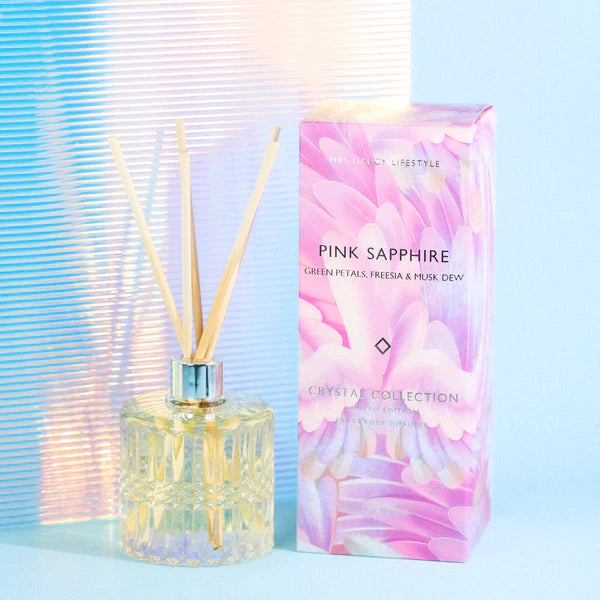 Diffuser Pink Sapphire | Green Petals, Freesia + Dusk Dew