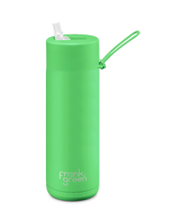 Neon Ceramic Reusable Bottle Straw Lid | 20oz 595ml