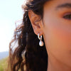 Dew Drop Pearl Earrings | Sterling Silver