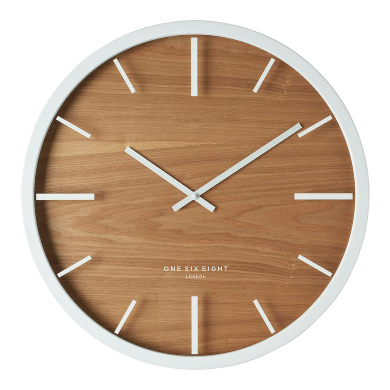 Willow White | Silent Wall Clock