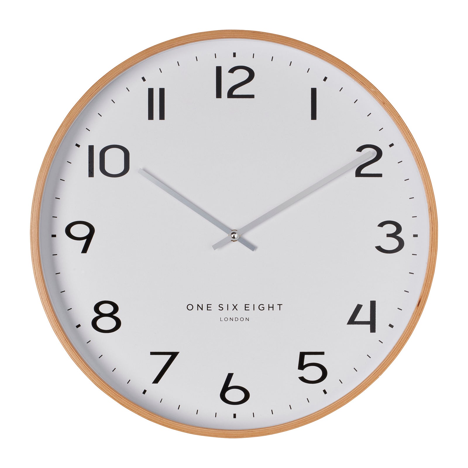 Olivia Silent Wall Clock | White