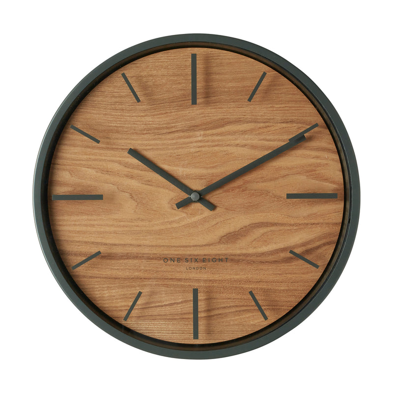 Willow Charcoal | Silent Wall Clock