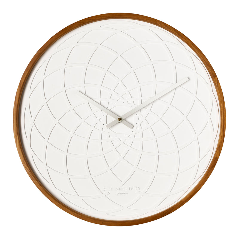 Spiro White 50cm Wall Clock