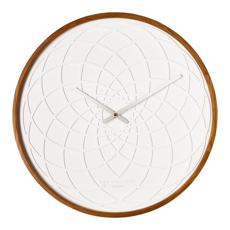 Spiro White 50cm Wall Clock