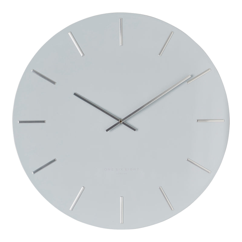 Luca Silent Wall Clock | Light Grey