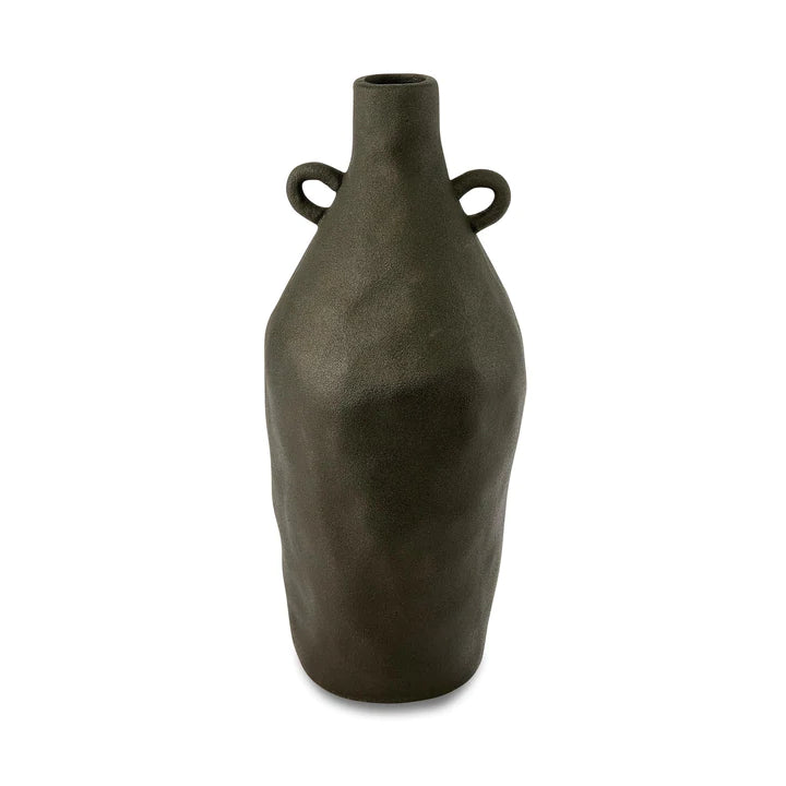 Leo Matte Black Vase