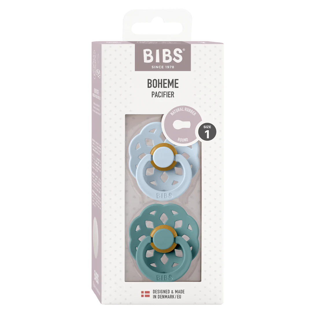 BIBS Boheme Dummies | 2 Pack | Size 1