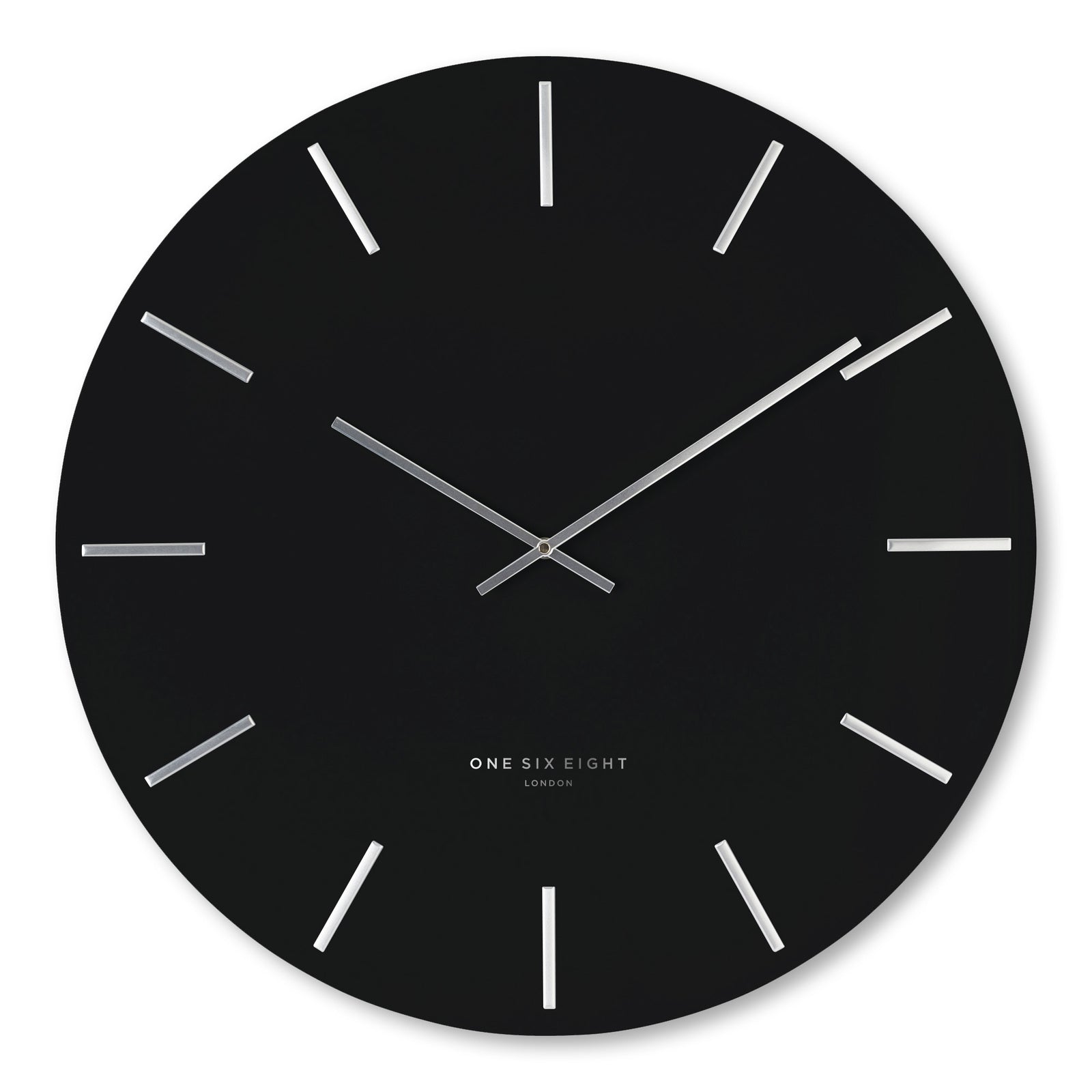 Luca Silent Wall Clock | Black