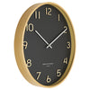 Wallace Silent Wall Clock | Charcoal
