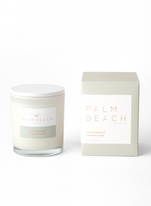 Palm Beach Clove & Sandalwood Standard Candle - Whatever Mudgee Gifts & Homewares