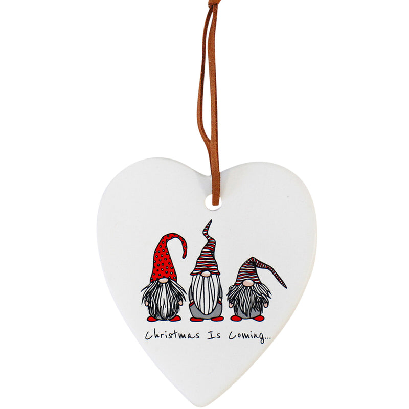 Hang Heart Christmas Trio Gnome