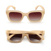 Zahra l Brown Gradient Lens l White Maple Arms