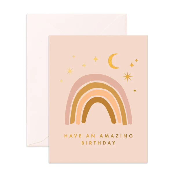 Amazing Rainbow Greeting Card