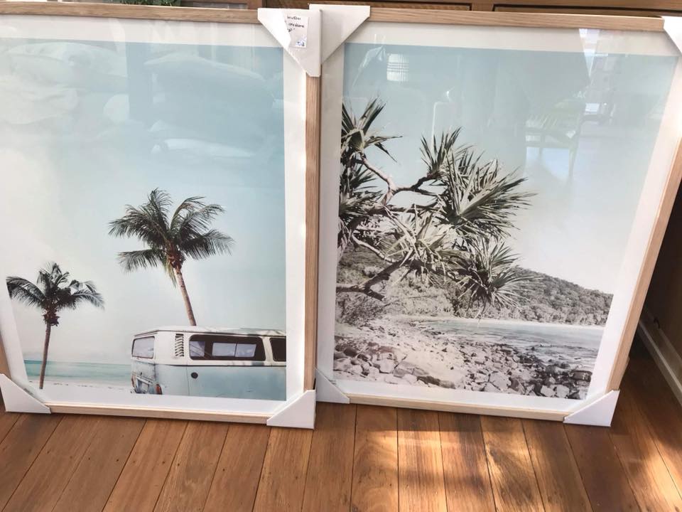 Surf Trop Kombi Oak Framed Print - Whatever Mudgee Gifts & Homewares