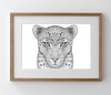 Luca The Leopard Full Face Limited Edition Dot Print