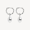 Dew Drop Silver Earrings