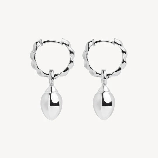 Dew Drop Silver Earrings