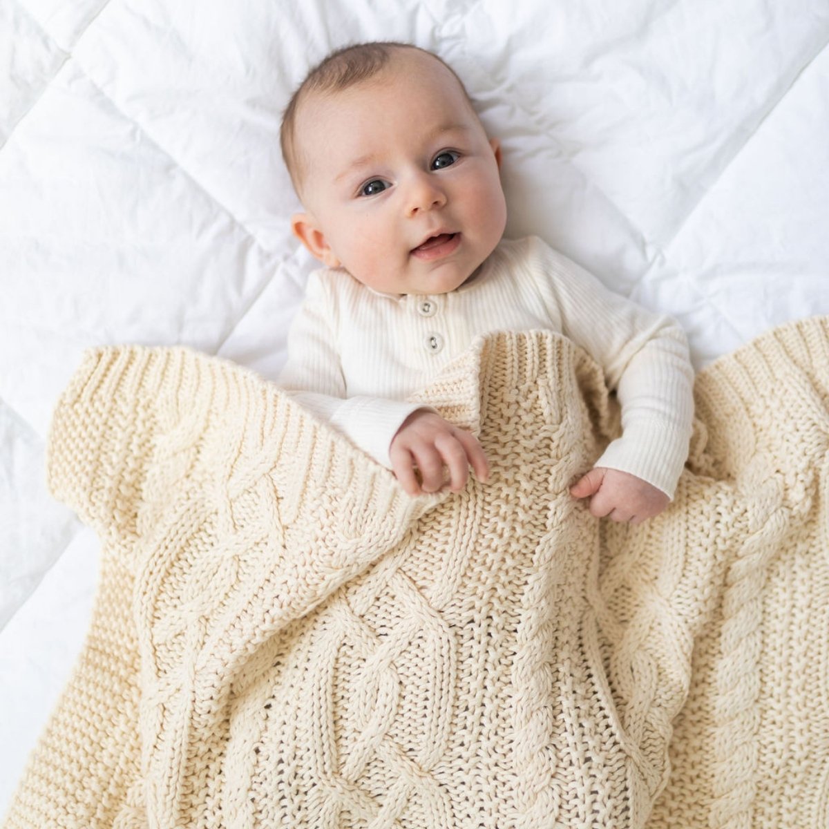 Reilly Cable Knit Blanket