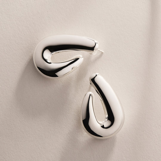 Waterfall Earring | Sterling Silver