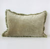 Velvet Cushions | Olive