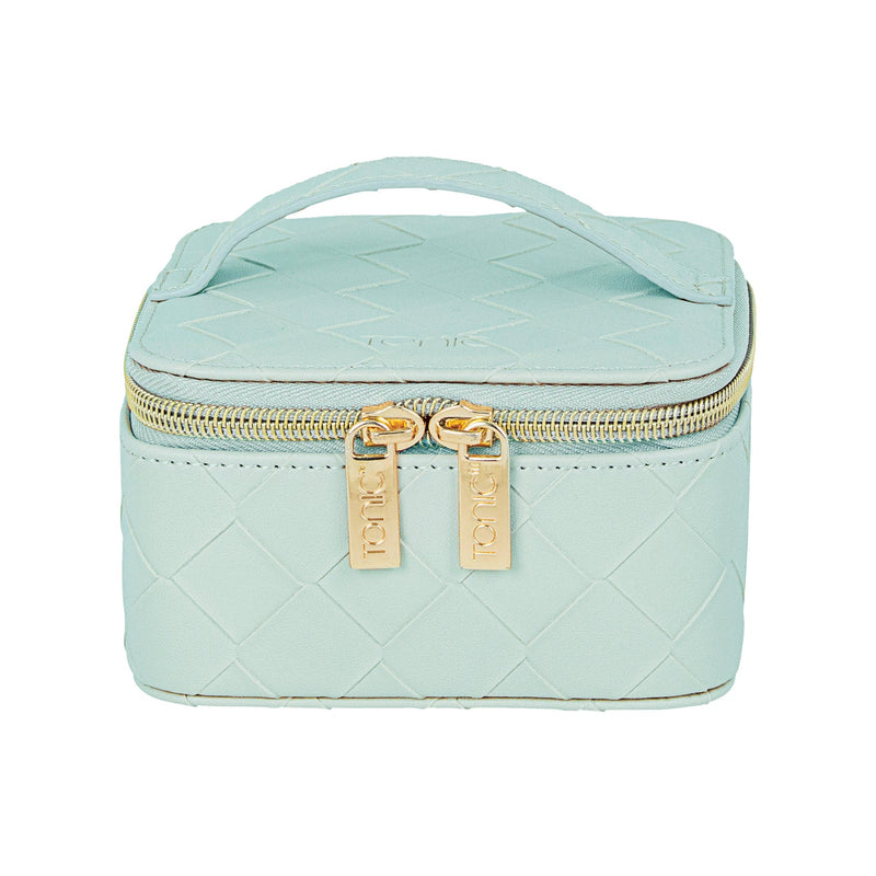 Woven Cosmetic Bag Collection | Teal