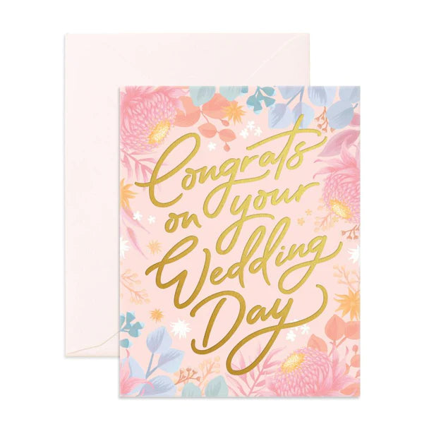 Congrats Wedding Day Greeting Card