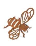 Bee Rust Pot or Wall Hanging