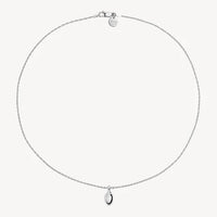 Dew Drop Silver Necklace