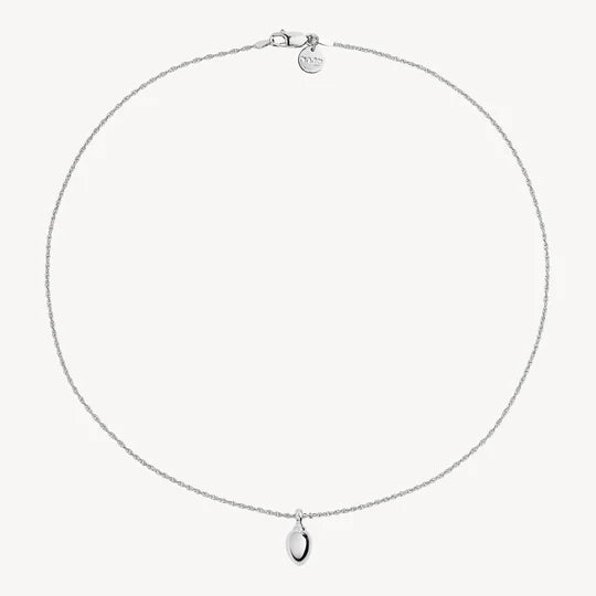 Dew Drop Silver Necklace