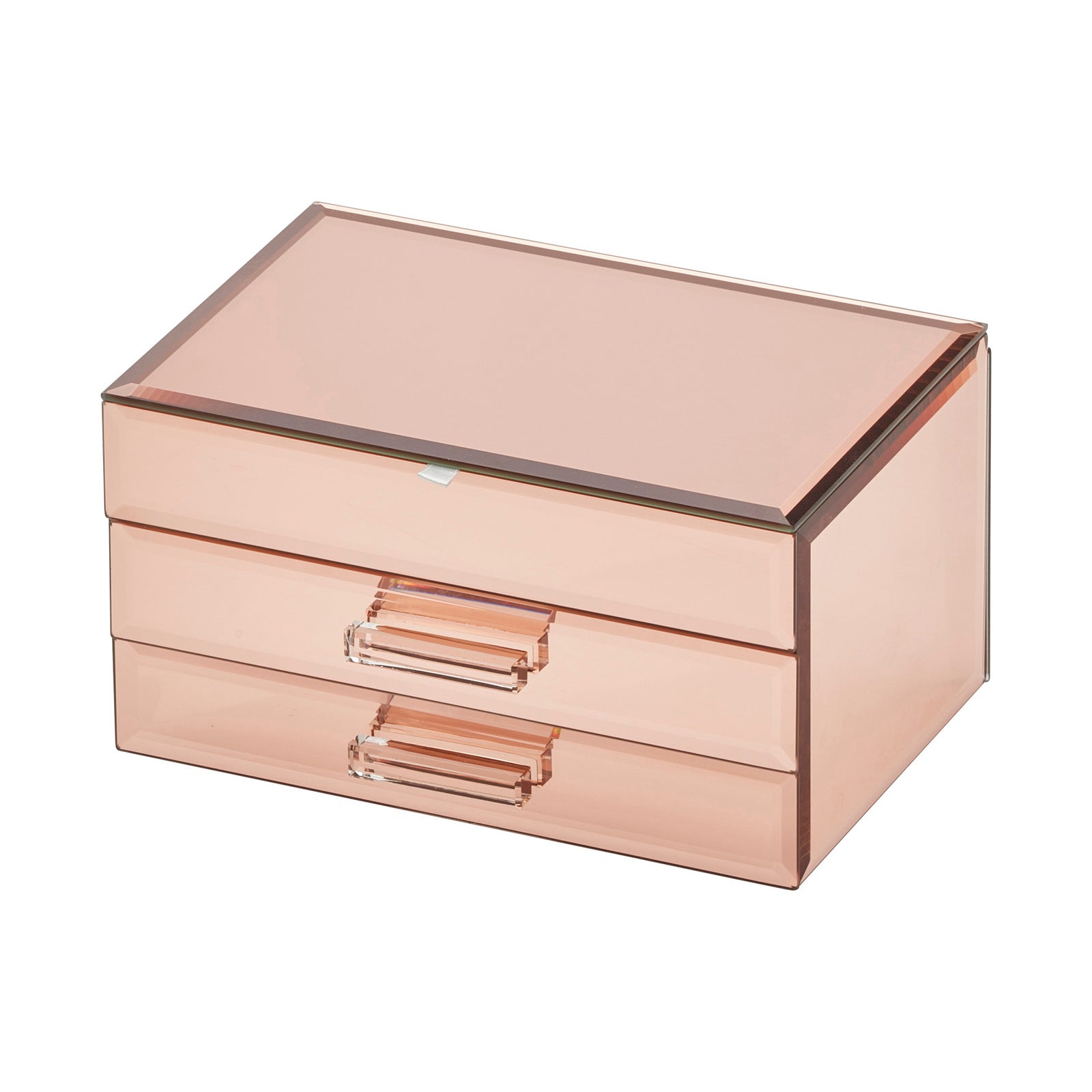 Gabriella Medium Navy Mirrored Jewel Box Gabriella Medium Navy Mirrored Jewel Box