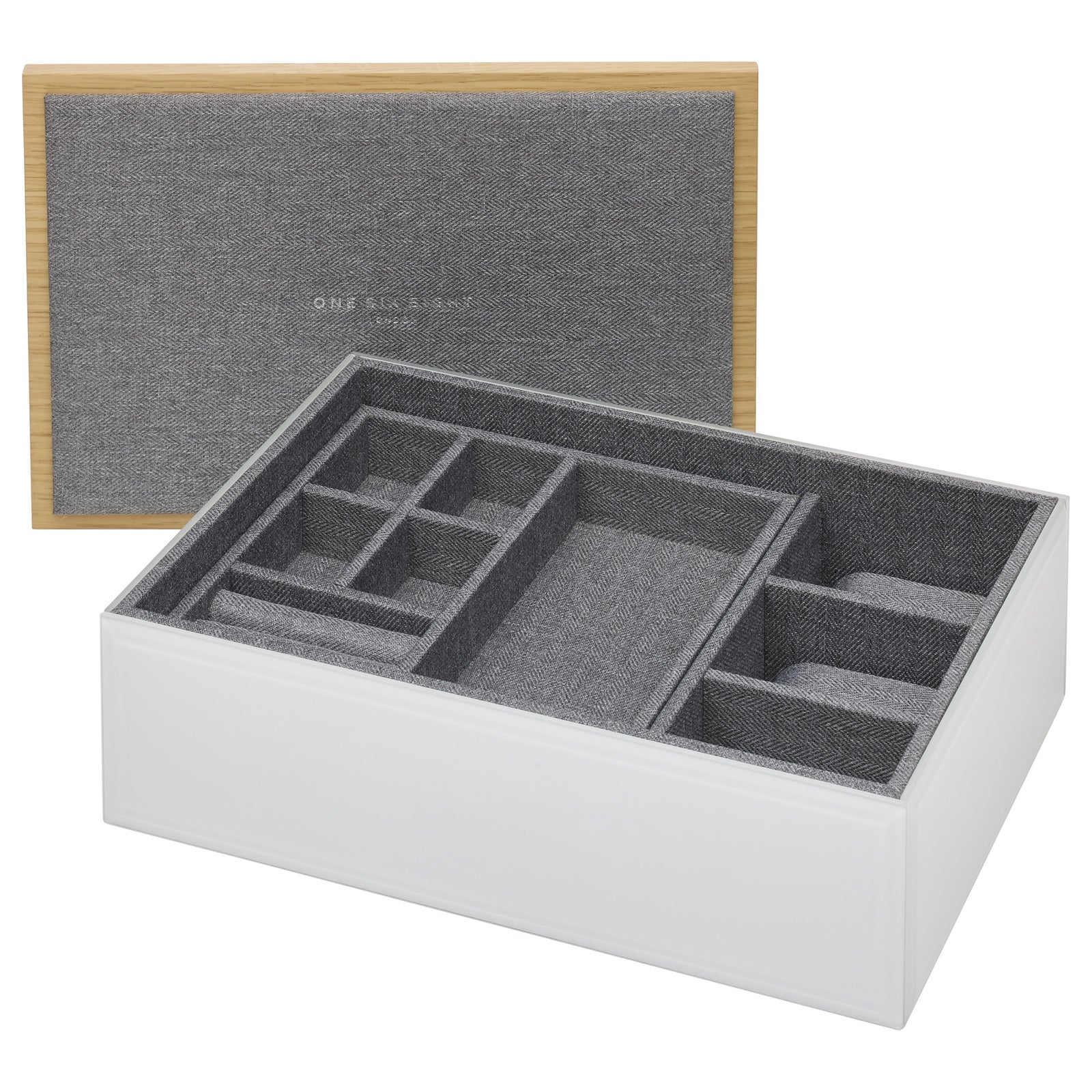 Eva White Wood Watch Box