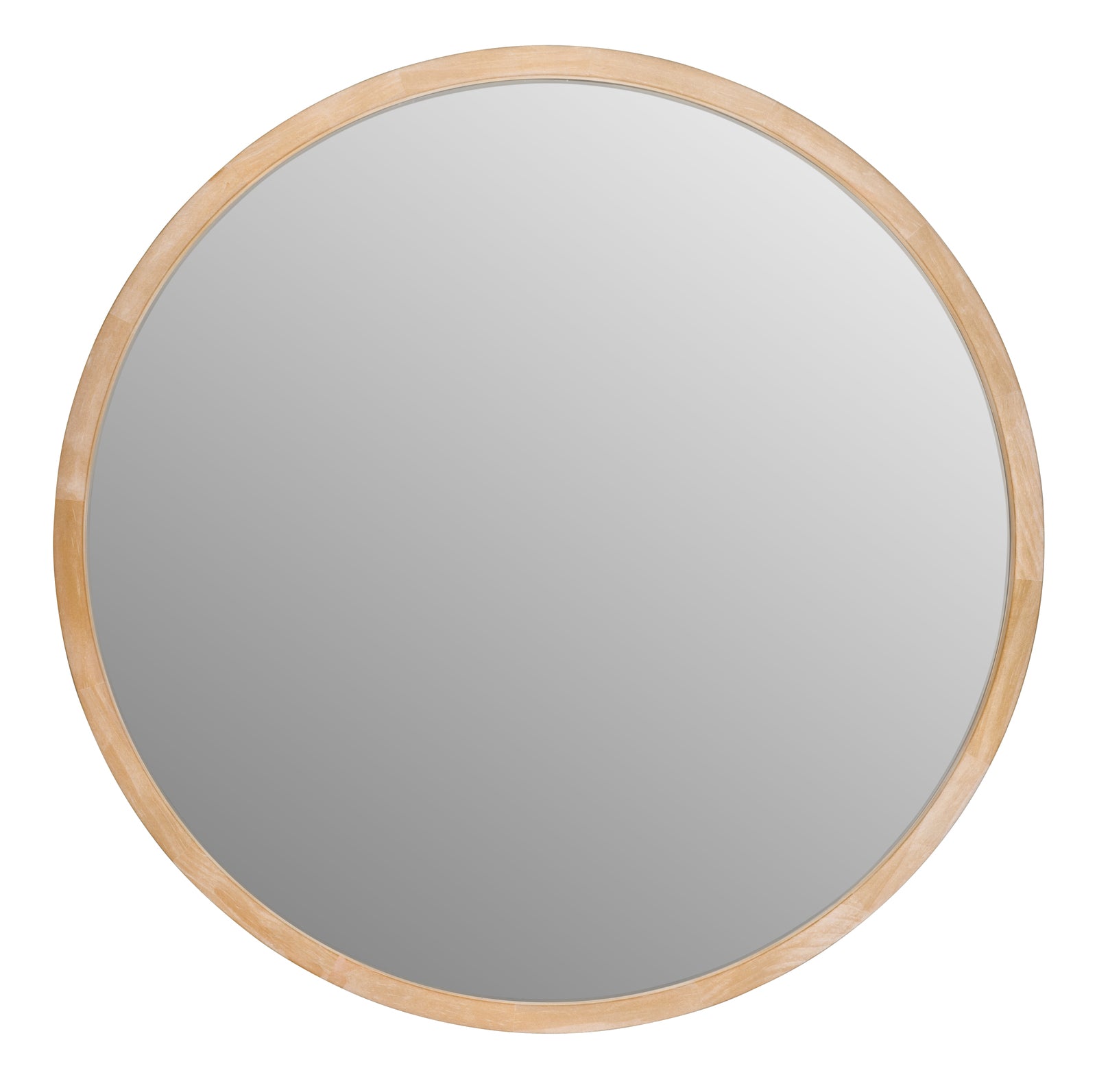 Tina Solid Wood Mirror Round